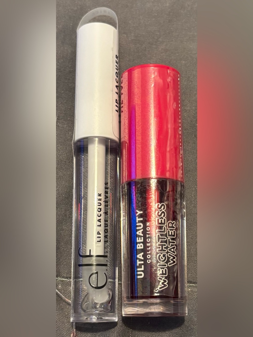 Ulta Beauty Weightless Water Lipstick Duo — Clear Gloss & Vibrant Red
